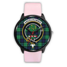 Load image into Gallery viewer, Abercrombie Clans ,Silver Metal Link watch, leather steel watch, tartan watch, tartan watches, clan watch, scotland watch, merry christmas, cyber Monday, halloween, black Friday