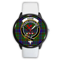Load image into Gallery viewer, Adam Clans ,Silver Metal Mesh watch, leather steel watch, tartan watch, tartan watches, clan watch, scotland watch, merry christmas, cyber Monday, halloween, black Friday