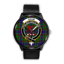 Load image into Gallery viewer, Adam Clans ,Rose Gold Metal Mesh watch, leather steel watch, tartan watch, tartan watches, clan watch, scotland watch, merry christmas, cyber Monday, halloween, black Friday