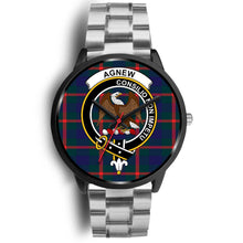 Load image into Gallery viewer, Agnew Modern Clans ,Rose Gold Metal Mesh watch, leather steel watch, tartan watch, tartan watches, clan watch, scotland watch, merry christmas, cyber Monday, halloween, black Friday