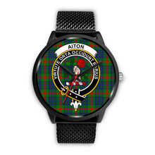 Load image into Gallery viewer, Aiton Clans ,Rose Gold Metal Mesh watch, leather steel watch, tartan watch, tartan watches, clan watch, scotland watch, merry christmas, cyber Monday, halloween, black Friday