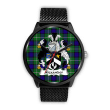 Load image into Gallery viewer, Alexander Clans ,Rose Gold Metal Mesh watch, leather steel watch, tartan watch, tartan watches, clan watch, scotland watch, merry christmas, cyber Monday, halloween, black Friday