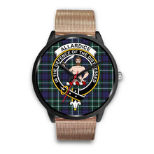 Load image into Gallery viewer, Allardice Clans ,Brown Leather watch, leather steel watch, tartan watch, tartan watches, clan watch, scotland watch, merry christmas, cyber Monday, halloween, black Friday