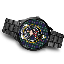 Load image into Gallery viewer, Allardice Clans ,Brown Leather watch, leather steel watch, tartan watch, tartan watches, clan watch, scotland watch, merry christmas, cyber Monday, halloween, black Friday