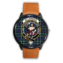 Load image into Gallery viewer, Allardice Clans ,Pink Leather watch, leather steel watch, tartan watch, tartan watches, clan watch, scotland watch, merry christmas, cyber Monday, halloween, black Friday