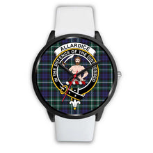 Load image into Gallery viewer, Allardice Clans ,Silver Metal Mesh watch, leather steel watch, tartan watch, tartan watches, clan watch, scotland watch, merry christmas, cyber Monday, halloween, black Friday