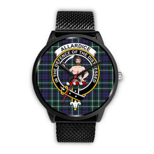 Load image into Gallery viewer, Allardice Clans ,Rose Gold Metal Mesh watch, leather steel watch, tartan watch, tartan watches, clan watch, scotland watch, merry christmas, cyber Monday, halloween, black Friday