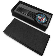 Load image into Gallery viewer, Angus Ancient Clans ,White Leather watch, leather steel watch, tartan watch, tartan watches, clan watch, scotland watch, merry christmas, cyber Monday, halloween, black Friday