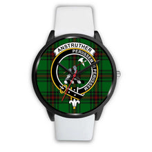 Load image into Gallery viewer, Anstruther Clans ,Silver Metal Mesh watch, leather steel watch, tartan watch, tartan watches, clan watch, scotland watch, merry christmas, cyber Monday, halloween, black Friday