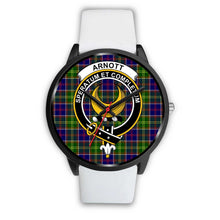 Load image into Gallery viewer, Arnott Clans ,Silver Metal Mesh watch, leather steel watch, tartan watch, tartan watches, clan watch, scotland watch, merry christmas, cyber Monday, halloween, black Friday