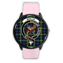 Load image into Gallery viewer, Baillie Modern Clans ,Silver Metal Link watch, leather steel watch, tartan watch, tartan watches, clan watch, scotland watch, merry christmas, cyber Monday, halloween, black Friday