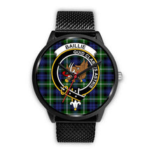 Load image into Gallery viewer, Baillie Modern Clans ,Rose Gold Metal Mesh watch, leather steel watch, tartan watch, tartan watches, clan watch, scotland watch, merry christmas, cyber Monday, halloween, black Friday