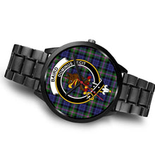 Load image into Gallery viewer, Baird Modern Clans ,Brown Leather watch, leather steel watch, tartan watch, tartan watches, clan watch, scotland watch, merry christmas, cyber Monday, halloween, black Friday