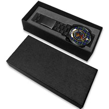 Load image into Gallery viewer, Baird Modern Clans ,White Leather watch, leather steel watch, tartan watch, tartan watches, clan watch, scotland watch, merry christmas, cyber Monday, halloween, black Friday