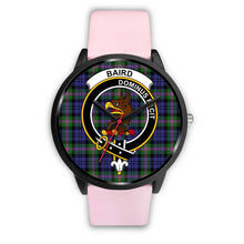 Load image into Gallery viewer, Baird Modern Clans ,Silver Metal Link watch, leather steel watch, tartan watch, tartan watches, clan watch, scotland watch, merry christmas, cyber Monday, halloween, black Friday
