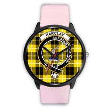 Load image into Gallery viewer, Barclay Dress Modern Clans ,Silver Metal Link watch, leather steel watch, tartan watch, tartan watches, clan watch, scotland watch, merry christmas, cyber Monday, halloween, black Friday