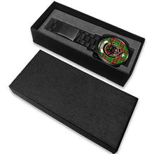 Load image into Gallery viewer, Baxter Modern Clans ,White Leather watch, leather steel watch, tartan watch, tartan watches, clan watch, scotland watch, merry christmas, cyber Monday, halloween, black Friday