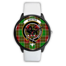 Load image into Gallery viewer, Baxter Modern Clans ,Silver Metal Mesh watch, leather steel watch, tartan watch, tartan watches, clan watch, scotland watch, merry christmas, cyber Monday, halloween, black Friday