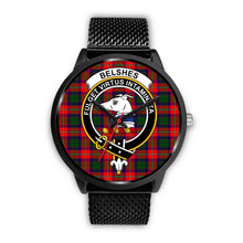 Load image into Gallery viewer, Belshes Tartan Clans ,Rose Gold Metal Mesh watch, leather steel watch, tartan watch, tartan watches, clan watch, scotland watch, merry christmas, cyber Monday, halloween, black Friday
