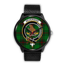 Load image into Gallery viewer, Beveridge Clans ,Rose Gold Metal Mesh watch, leather steel watch, tartan watch, tartan watches, clan watch, scotland watch, merry christmas, cyber Monday, halloween, black Friday