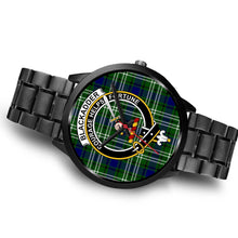 Load image into Gallery viewer, Blackadder Clans ,Brown Leather watch, leather steel watch, tartan watch, tartan watches, clan watch, scotland watch, merry christmas, cyber Monday, halloween, black Friday