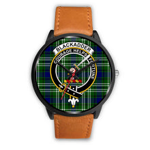 Load image into Gallery viewer, Blackadder Clans ,Pink Leather watch, leather steel watch, tartan watch, tartan watches, clan watch, scotland watch, merry christmas, cyber Monday, halloween, black Friday