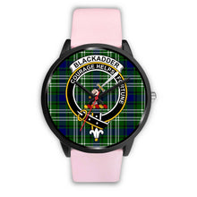 Load image into Gallery viewer, Blackadder Clans ,Silver Metal Link watch, leather steel watch, tartan watch, tartan watches, clan watch, scotland watch, merry christmas, cyber Monday, halloween, black Friday