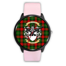 Load image into Gallery viewer, Blackstock Clans ,Silver Metal Link watch, leather steel watch, tartan watch, tartan watches, clan watch, scotland watch, merry christmas, cyber Monday, halloween, black Friday