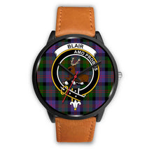Load image into Gallery viewer, Blair Modern Clans ,Pink Leather watch, leather steel watch, tartan watch, tartan watches, clan watch, scotland watch, merry christmas, cyber Monday, halloween, black Friday