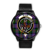 Load image into Gallery viewer, Blair Modern Clans ,Rose Gold Metal Mesh watch, leather steel watch, tartan watch, tartan watches, clan watch, scotland watch, merry christmas, cyber Monday, halloween, black Friday