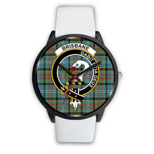Load image into Gallery viewer, Brisbane modern Clans ,Silver Metal Mesh watch, leather steel watch, tartan watch, tartan watches, clan watch, scotland watch, merry christmas, cyber Monday, halloween, black Friday