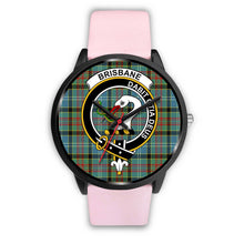 Load image into Gallery viewer, Brisbane modern Clans ,Silver Metal Link watch, leather steel watch, tartan watch, tartan watches, clan watch, scotland watch, merry christmas, cyber Monday, halloween, black Friday