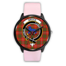 Load image into Gallery viewer, Bruce Modern Clans ,Silver Metal Link watch, leather steel watch, tartan watch, tartan watches, clan watch, scotland watch, merry christmas, cyber Monday, halloween, black Friday