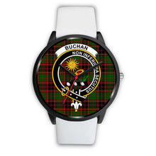 Load image into Gallery viewer, Buchan Modern Clans ,Silver Metal Mesh watch, leather steel watch, tartan watch, tartan watches, clan watch, scotland watch, merry christmas, cyber Monday, halloween, black Friday