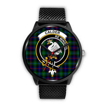 Load image into Gallery viewer, Calder Modern Clans ,Rose Gold Metal Mesh watch, leather steel watch, tartan watch, tartan watches, clan watch, scotland watch, merry christmas, cyber Monday, halloween, black Friday