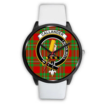Load image into Gallery viewer, Callander Modern Clans ,Silver Metal Mesh watch, leather steel watch, tartan watch, tartan watches, clan watch, scotland watch, merry christmas, cyber Monday, halloween, black Friday