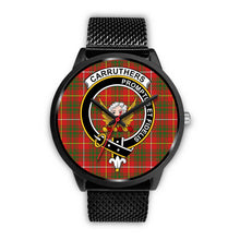 Load image into Gallery viewer, Carruthers Modern Clans ,Rose Gold Metal Mesh watch, leather steel watch, tartan watch, tartan watches, clan watch, scotland watch, merry christmas, cyber Monday, halloween, black Friday