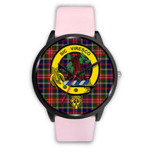 Load image into Gallery viewer, Christie Clans ,Silver Metal Link watch, leather steel watch, tartan watch, tartan watches, clan watch, scotland watch, merry christmas, cyber Monday, halloween, black Friday