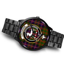 Load image into Gallery viewer, Cochrane Modern Clans ,Brown Leather watch, leather steel watch, tartan watch, tartan watches, clan watch, scotland watch, merry christmas, cyber Monday, halloween, black Friday