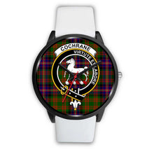 Load image into Gallery viewer, Cochrane Modern Clans ,Silver Metal Mesh watch, leather steel watch, tartan watch, tartan watches, clan watch, scotland watch, merry christmas, cyber Monday, halloween, black Friday