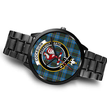 Load image into Gallery viewer, Cockburn Modern Clans ,Brown Leather watch, leather steel watch, tartan watch, tartan watches, clan watch, scotland watch, merry christmas, cyber Monday, halloween, black Friday