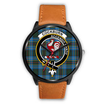 Load image into Gallery viewer, Cockburn Modern Clans ,Pink Leather watch, leather steel watch, tartan watch, tartan watches, clan watch, scotland watch, merry christmas, cyber Monday, halloween, black Friday