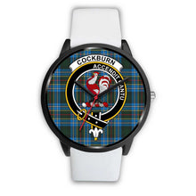 Load image into Gallery viewer, Cockburn Modern Clans ,Silver Metal Mesh watch, leather steel watch, tartan watch, tartan watches, clan watch, scotland watch, merry christmas, cyber Monday, halloween, black Friday