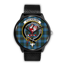 Load image into Gallery viewer, Cockburn Modern Clans ,Rose Gold Metal Mesh watch, leather steel watch, tartan watch, tartan watches, clan watch, scotland watch, merry christmas, cyber Monday, halloween, black Friday