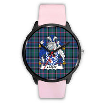Load image into Gallery viewer, Cooper Ancient Clans ,Silver Metal Link watch, leather steel watch, tartan watch, tartan watches, clan watch, scotland watch, merry christmas, cyber Monday, halloween, black Friday