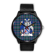 Load image into Gallery viewer, Cooper Ancient Clans ,Rose Gold Metal Mesh watch, leather steel watch, tartan watch, tartan watches, clan watch, scotland watch, merry christmas, cyber Monday, halloween, black Friday
