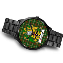 Load image into Gallery viewer, Copeland Clans ,Brown Leather watch, leather steel watch, tartan watch, tartan watches, clan watch, scotland watch, merry christmas, cyber Monday, halloween, black Friday