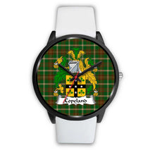 Load image into Gallery viewer, Copeland Clans ,Silver Metal Mesh watch, leather steel watch, tartan watch, tartan watches, clan watch, scotland watch, merry christmas, cyber Monday, halloween, black Friday