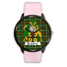 Load image into Gallery viewer, Copeland Clans ,Silver Metal Link watch, leather steel watch, tartan watch, tartan watches, clan watch, scotland watch, merry christmas, cyber Monday, halloween, black Friday