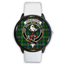Load image into Gallery viewer, Cranston Modern Clans ,Silver Metal Mesh watch, leather steel watch, tartan watch, tartan watches, clan watch, scotland watch, merry christmas, cyber Monday, halloween, black Friday